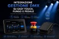 Integrazione gestione DMX, 2 XLR4 FEMMINA PER FUNGO E PEDALE