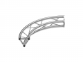 Triangular circular truss 25 section with aluminium plate connection
