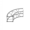 Square circular truss 40 section with aluminium plate connection