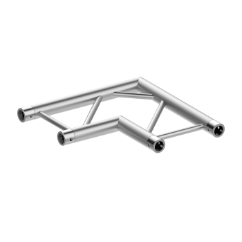 Flat corner 22 cm section with bushing connection