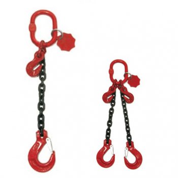 Adjustable chains with shortening hook