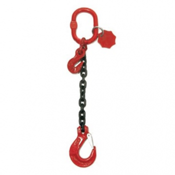 Adjustable chains with shortening hook