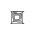 Square truss 40 section with aluminium fork connection