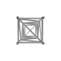 Square truss 52 section with aluminium hook for connection