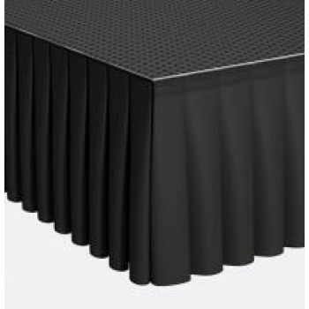 Polyester stage platofmr skirt