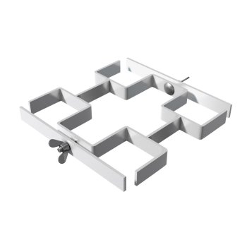 Stage leg to leg clamp